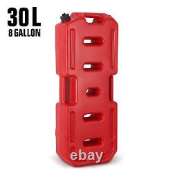 30L Fuel Tank Gas Oil Can Container+Mount Locks withKeys For Jeep Wrangler ATV SUV