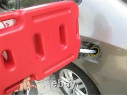 30L Fuel Tank Oil Petrol Storage Can Container + 2X Lock Emergency ATV Truck SUV