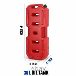 30L Portable Fuel Gas Tank Can Oil Storage Container 8 Gallon + 2 Lock