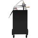 35 Gallon Fuel Gas Caddy Diesel Oil Transfer Tank, 4 Wheels Portable, Pump