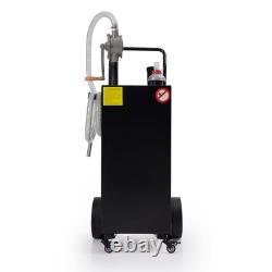 35 Gallon Portable Fuel Storage Tank Gas Diesel Oil Transfer Caddy Container
