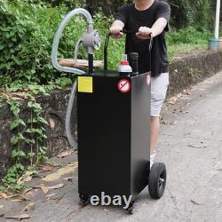 35 Gallon Portable Fuel Storage Tank Gas Diesel Oil Transfer Caddy Container
