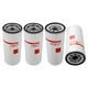 4x LF667 Diesel Oil Fuel Filter Change Kit For Volvo D12 D13 LF3654 FF5507