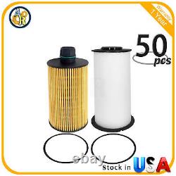 50 Set of Oil Filter & Fuel Filter For 2014-2018 Jeep Grand Cherokee Ram 1500