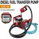 550W 110V Electric Diesel Oil Fuel Transfer Pump with Meter, 13' Hose & Nozzle Kit