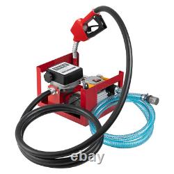 550W 110V Electric Diesel Oil Fuel Transfer Pump with Meter, 13' Hose & Nozzle Kit
