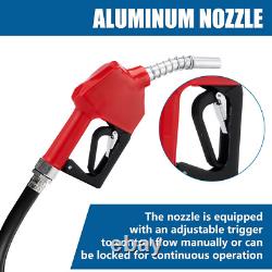 550W 110V Electric Diesel Oil Fuel Transfer Pump with Meter, 13' Hose & Nozzle Kit