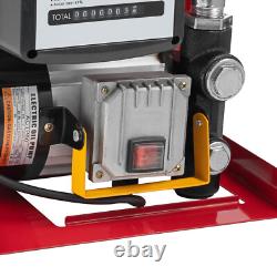 550W 110V Electric Diesel Oil Fuel Transfer Pump with Meter, 13' Hose & Nozzle Kit