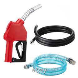 550W 110V Electric Diesel Oil Fuel Transfer Pump with Meter, 13' Hose & Nozzle Kit