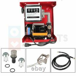 550W Electric Gas Transfer Pump Oil Fuel Diesel Withmeter Gallon Diesel Automatic