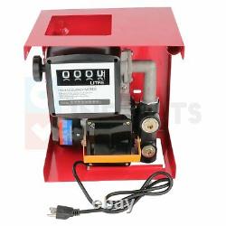 550W Electric Gas Transfer Pump Oil Fuel Diesel Withmeter Gallon Diesel Automatic