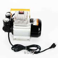 550W Self Priming Electric Oil Pump Transfer Fuel Diesel 110V AC 16GPM 60L/MIN