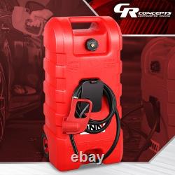 58L Multifunction Portable Fuel Caddy Tank Container Gasoline Diesel Light Oil