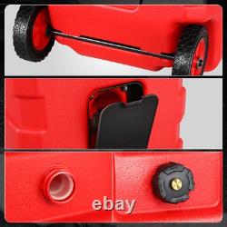 58L Multifunction Portable Fuel Caddy Tank Container Gasoline Diesel Light Oil