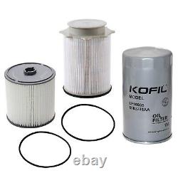 5for 2019-2024 Ram 2500 3500 4500 5500 6.7l Diesel Oil Fuel Filter Kit