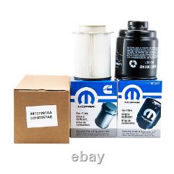 5x Cummins Oil Fuel Filter Kit For 2013-18 Ram 2500 3500 4500 Models 6.7 Diesel