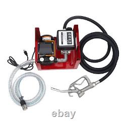 60 l/min Electric Oil Fuel Diesel Transfer Pump withMeter Hose + Manual Nozzle