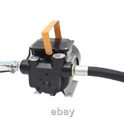 60L/Min Electric Fuel Transfer Pump with Nozzle for Oil Fuel Diesel 550W