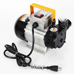 60L/Min Electric Oil Pump Transfer Fuel Diesel Built Filter 550 W Self Priming