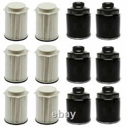 6PCS For 2013-2018 RAM 2500 3500 5500 6.7L DIESEL OIL FUEL FILTER KIT