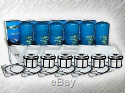 7.3l Diesel 6 Oil & 6 Fuel Filters For 99-03 Ford F Series Replaces Fd4596