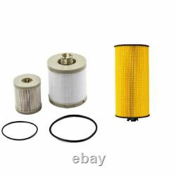 8 Set For Ford 6.0L Turbo Diesel Fuel & Oil Filter Replacement For FD4616 FL2016
