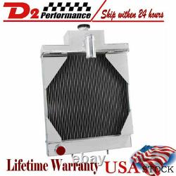 A39344 Radiator with Oil Cooler Fit Case-IH 430CK, 480B, 480CK, 530CK, 580B GAS&DIESEL