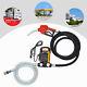 AC 16GPM Electric Diesel Oil Fuel Transfer Extractor Pump withNozzle Hose 110v