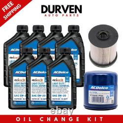 ACDelco 0W-20 Oil & Fuel Filter Kit For 2019+ Chevy 3.0L Duramax Diesel OEM