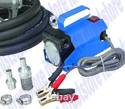 Battery Powered 12v Volt Diesel Light Oil Biodiesel Fuel Transfer Pump 10 GPM