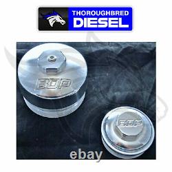 Beans Diesel Performance Billet Upper Fuel & Oil Filter Kit For 03-07 Ford 6.0L