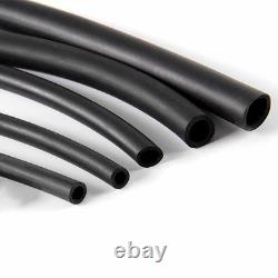 Black Fluorine Rubber Tube Fuel Hose Petrol Diesel Oil Line Pipe Tubing Ø 1-32mm