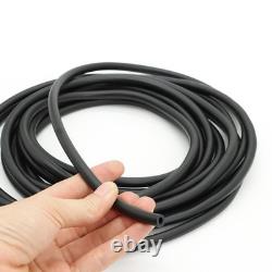 Black Fluorine Rubber Tube Fuel Hose Petrol Diesel Oil Line Pipe Tubing Ø 1-32mm