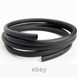 Black Fluorine Rubber Tube Fuel Hose Petrol Diesel Oil Line Pipe Tubing Ø 1-32mm