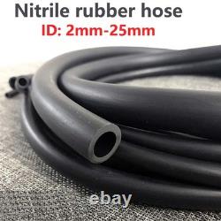 Black Nitrile Rubber Fuel Tubing Petrol Diesel Oil Tube Line Hose Pipe 3mm-25mm