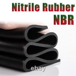 Black Smooth Nitrile Rubber Sheet Oil Resistant NBR Fuel Petrol Diesel Oil