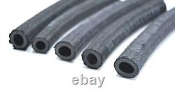 Braided Rubber Fuel Hose Pipe Tube Vacuum Petrol Unleaded Diesel Oil Breather