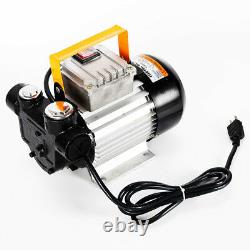 Commercial Self Priming Electric Oil Pump Transfer Fuel Diesel 110V AC 16GPM TOP