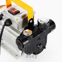 Commercial Self Priming Electric Oil Pump Transfer Fuel Diesel 110V AC 16GPM TOP