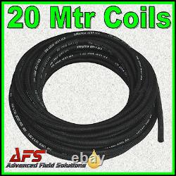 Cotton Over Braided Rubber Petrol Diesel Oil Fuel Line Tubing Hose Pipe Tube AFS