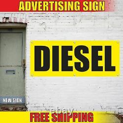 DIESEL Advertising Banner Vinyl Mesh Decal Sign fuel solar oil we sell station