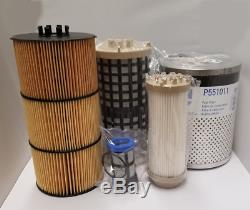 Detroit DD13 /DD15/ DD16 Filter Kit- Oil, FWS & 3 Fuel Filter Kit Donaldson