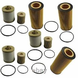 Diesel Fuel & Oil Filter Replacement 3 of Each FL2016 FD4616 For Ford 6.0L Turbo