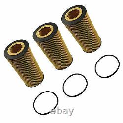 Diesel Fuel & Oil Filter Replacement 3 of Each For Ford Turbo 6.0L FL2016 FD4616