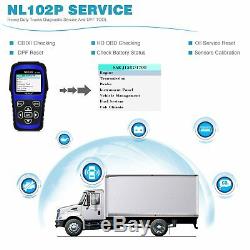 Diesel Gas Heavy Duty Truck Diagnostic Scanner ABS Oil Reset DPF NL102 PLUS