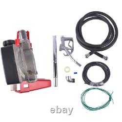 Diesel Gasoline Fuel Transfer Pump 20GPM 12V withOil Meter for Gas Diesel Kerosene