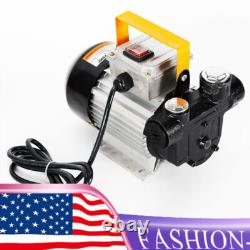 Diesel Oil Fuel Fluid Extractor AC 110V Electric Transfer Pump Self Priming NEW