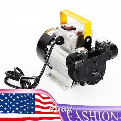 Diesel Oil Fuel Fluid Extractor AC 110V Electric Transfer Pump Self Priming NEW