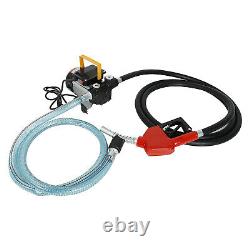 Diesel Oil Fuel Transfer 110V AC 16GPM Pump Kit Electric Self-Priming with Nozzle