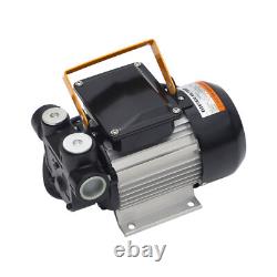 Electric Diesel Oil Fuel Transfer Pump Self-Priming Pume with Hose Nozzle 60L/min